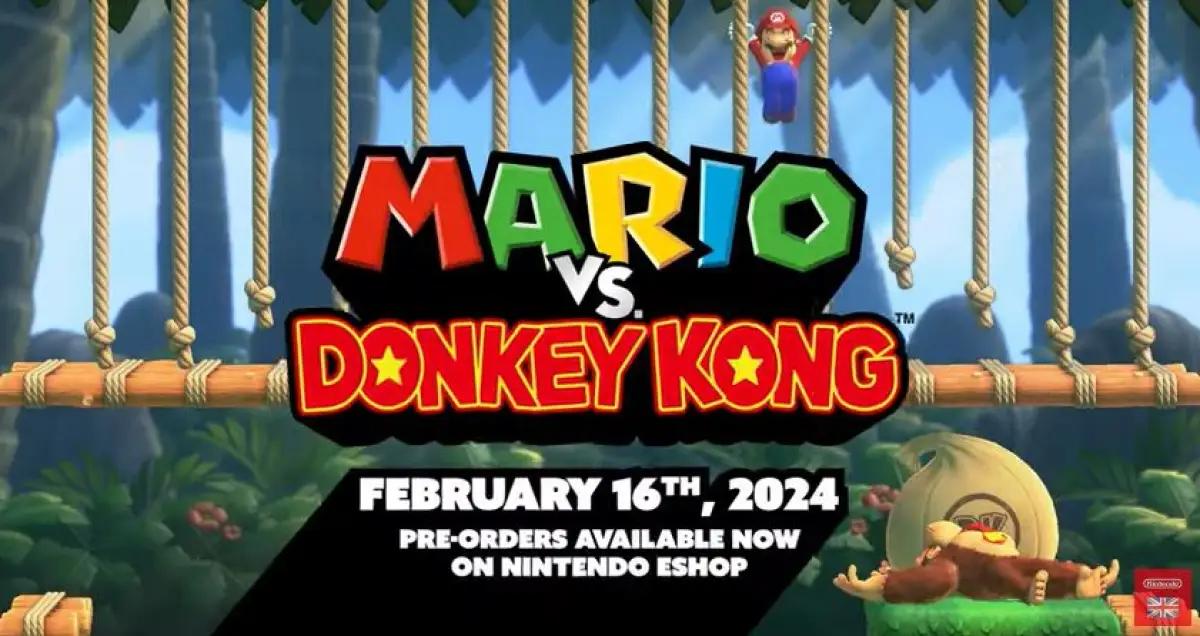 Mario vs. Donkey Kong. (Sumber: Nintendo UK)