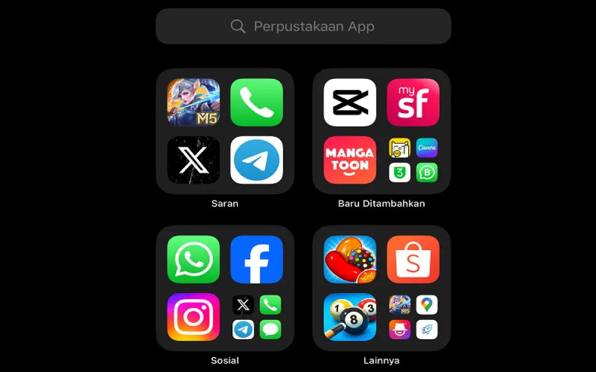 Ilustrasi aplikasi di iPhone (FOTO: Indogamers.com)