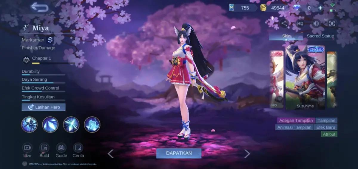 Rahasia Emblem Miya Paling Sakit!, Tips dari Top Global 1 Miya Mobile Legends, Wajib Kamu Coba! (FOTO: Dok.Indogamers)