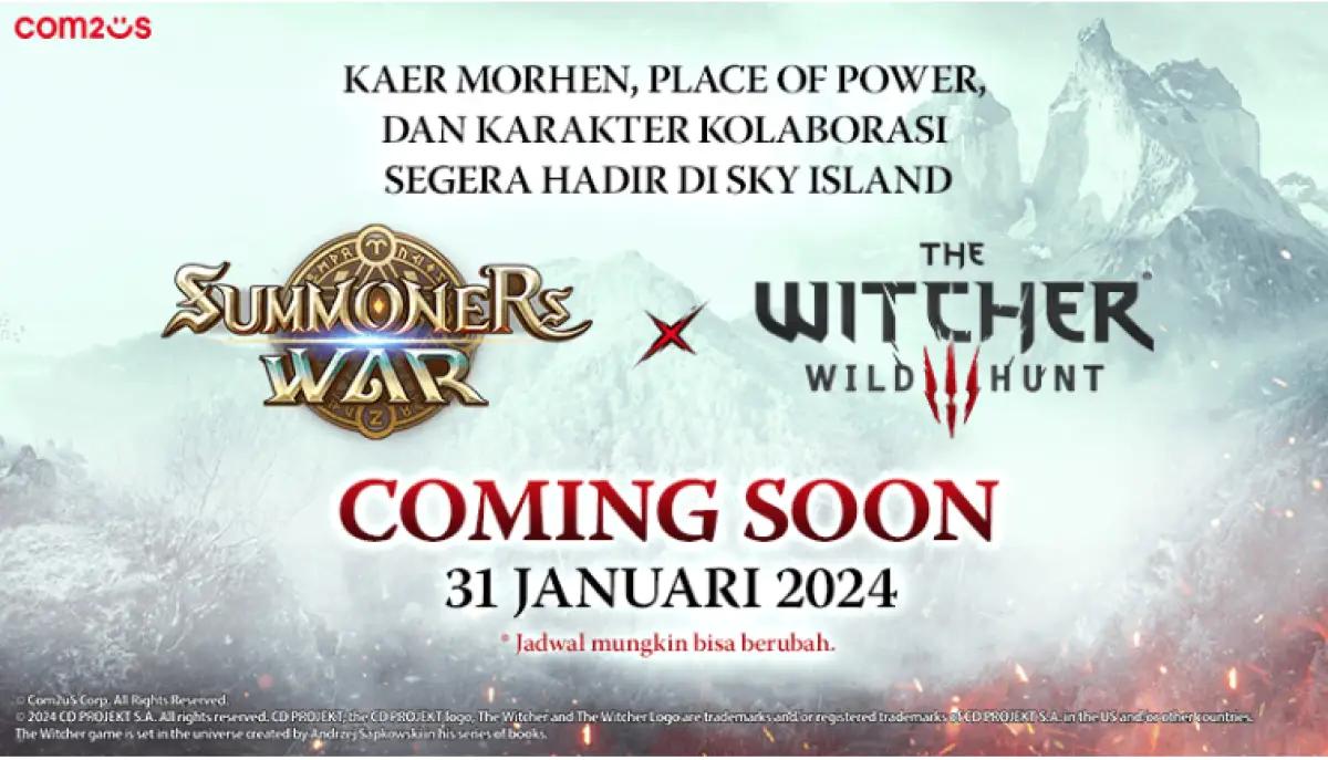 Tahun ini, Summoners War: Sky Arena (selanjutnya disebut Summoners War) kembali berkolaborasi dengan salah satu franchise game populer (FOTO: Summoners War)