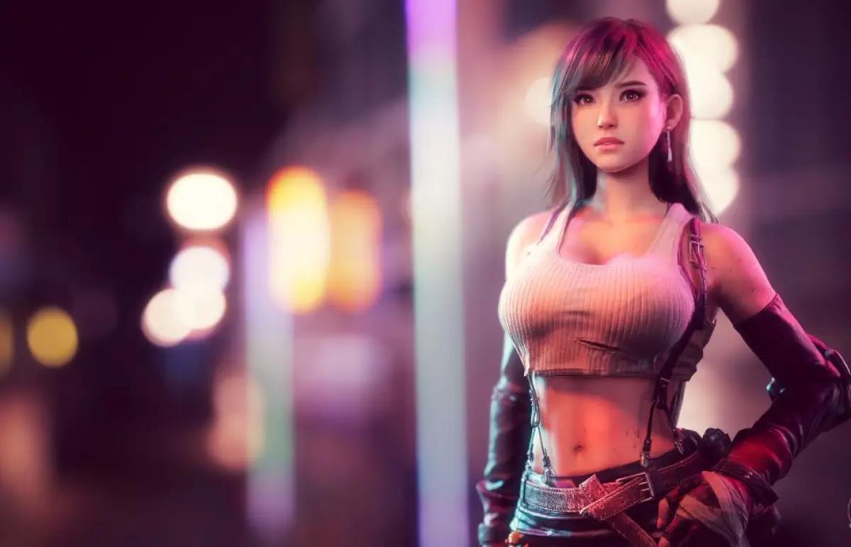 Tifa Final Fantasy VII. (Sumber: hdqwalls.com)