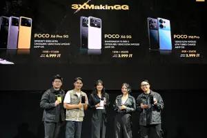 Poco meluncurkan tiga smartphone terbaru (dua seri X dan satu seri M) dalam acara Poco Extreme Launch #3XMakinGG (FOTO: Poco Indonesia)
