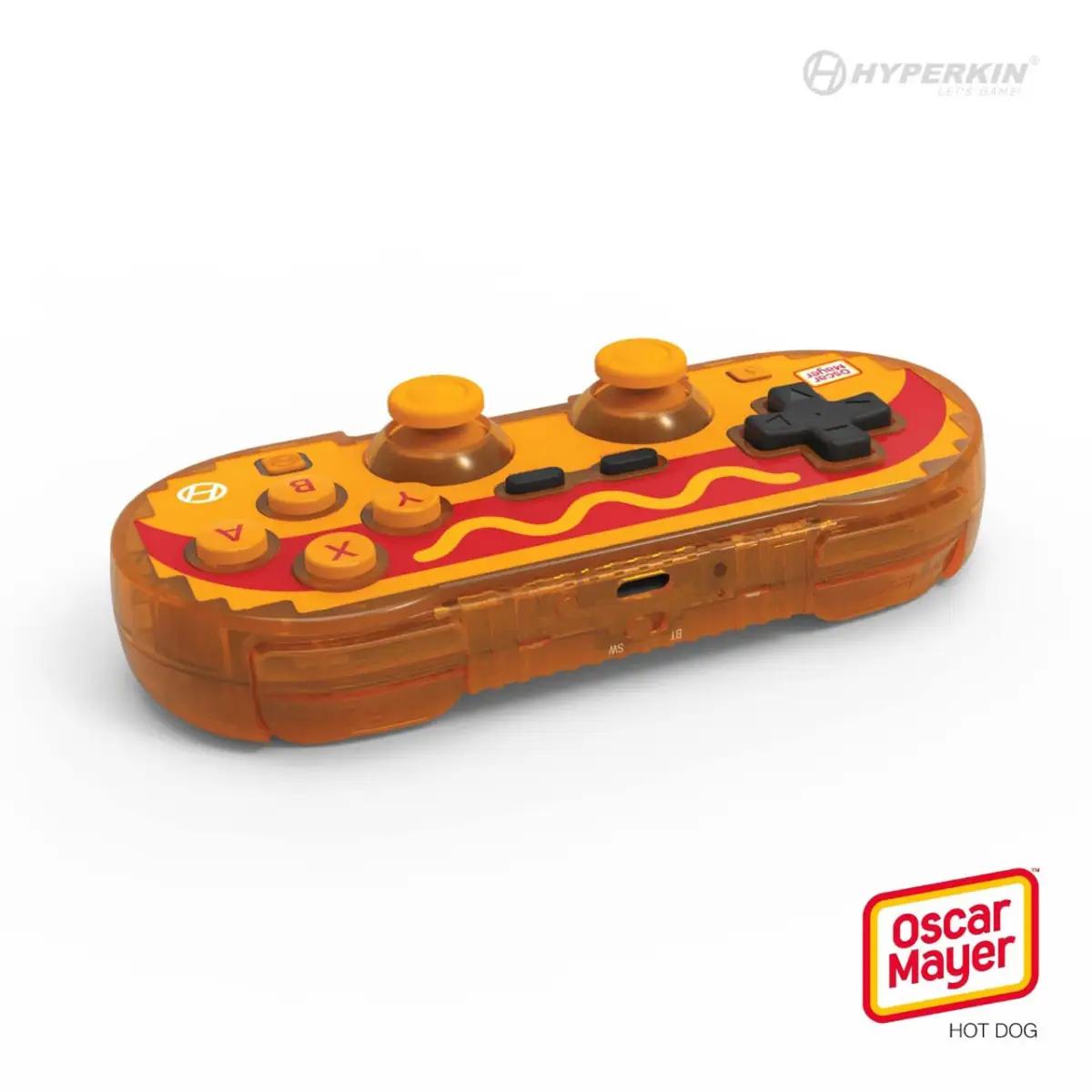 Hyperkin Limited Edition Pixel Art Bluetooth Controller Official Oscar Mayer Hot Dog. (Sumber: Hyperkin)