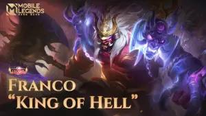Franco Legend - Skin King of Hell dalam game Mobile Legends. (Sumber: Youtube MLBB)