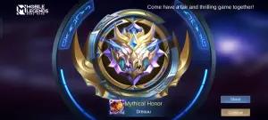 Logo Mythical Honor di Mobile Legends. (Sumber: Reddit)