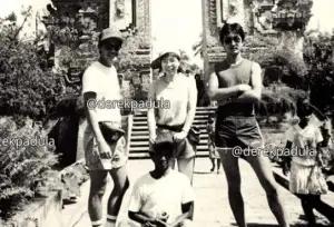 Kunjungan Akira Toriyama ke Bali pada Juni 1985. (Sumber: The Dao of Dragon Ball)