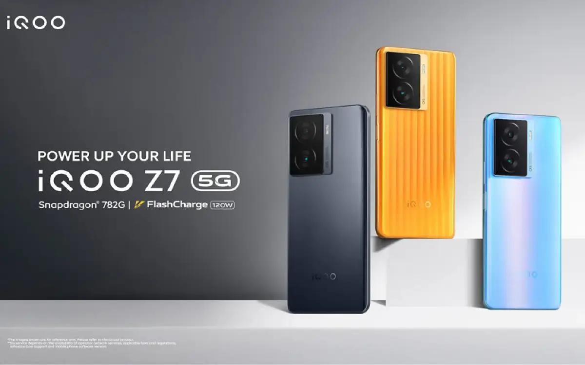 iQOO Z7 5G salah satu HP gaming Rp3 jutaan 2024. (FOTO: iQOO)