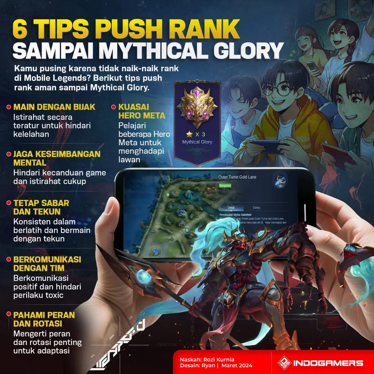 6  Tips Push Rank Sampai Mythical Glory di Mobile Legends (FOTO: Schnix)