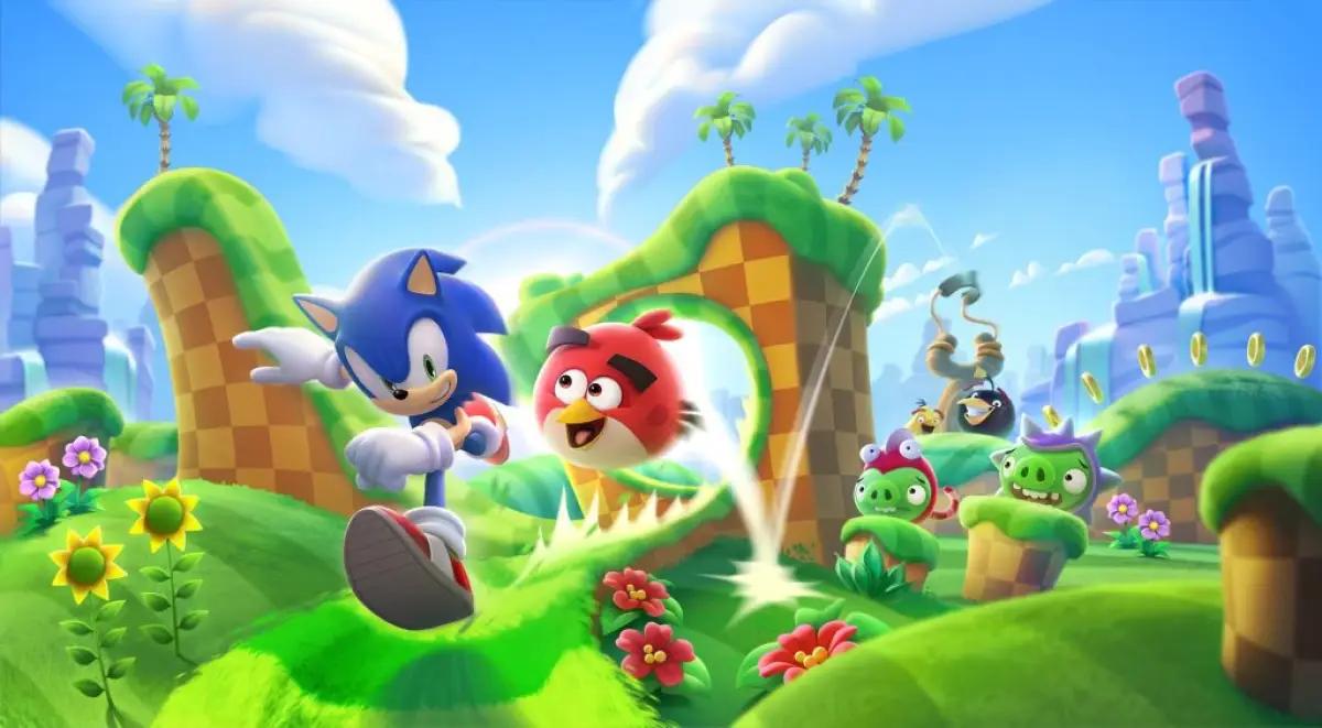 Sonic x Angry Birds (Sumber: Brick Fanatics)