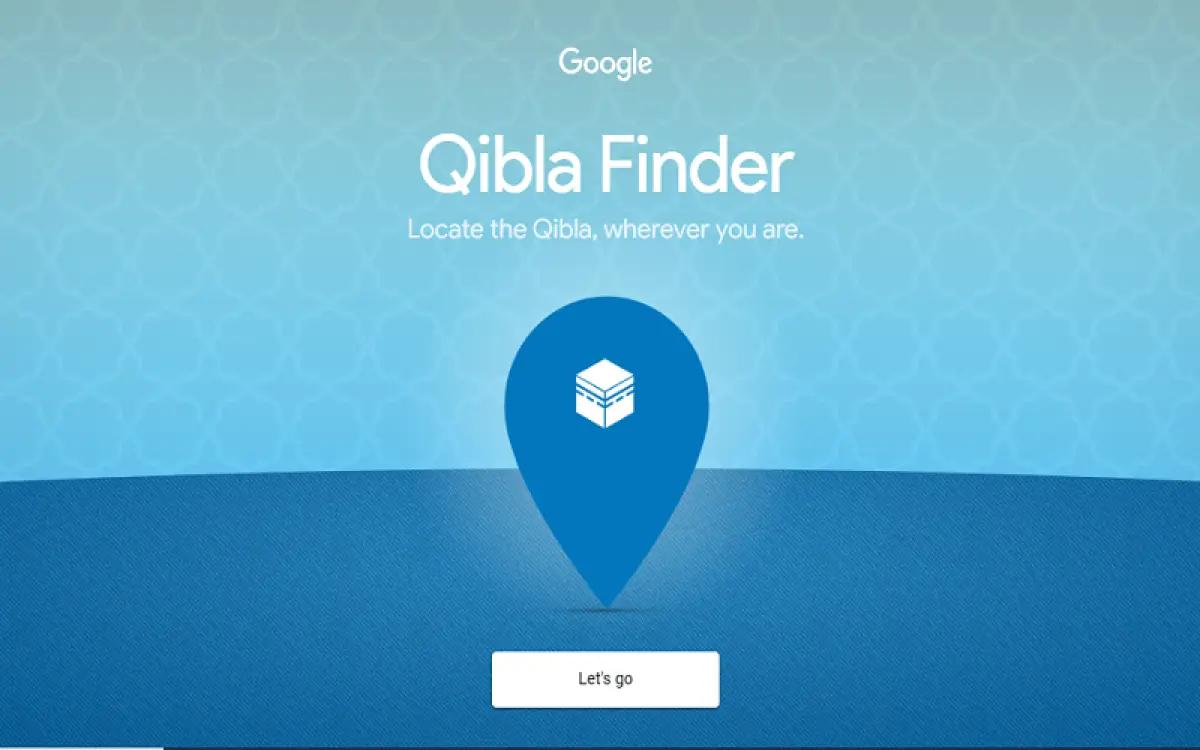 Qibla Finder, situs pencari arah kiblat dari Google (FOTO: qiblafinder.withgoogle.com)