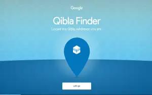 Qibla Finder, situs pencari arah kiblat dari Google (FOTO: qiblafinder.withgoogle.com)