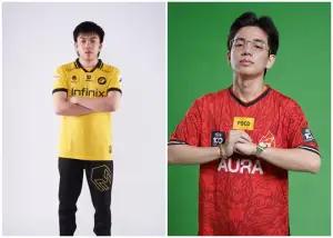 Duel King of Roamer Kiboy vs Yawi warnai laga Onic vs Aura di MPL ID Season 13 Week 3. (FOTO: Instagram/yawiesports; nickyboyyy07)