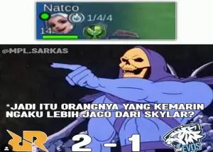 Instagram/mpl.sarkas (FOTO: Meme kocak MPL ID Season 13 Week 3, sayang, Evos gagal meneruskan tren positif)