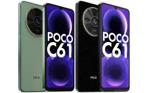 POCO C61 yang hadir di pasar India (FOTO: Gsmarena)