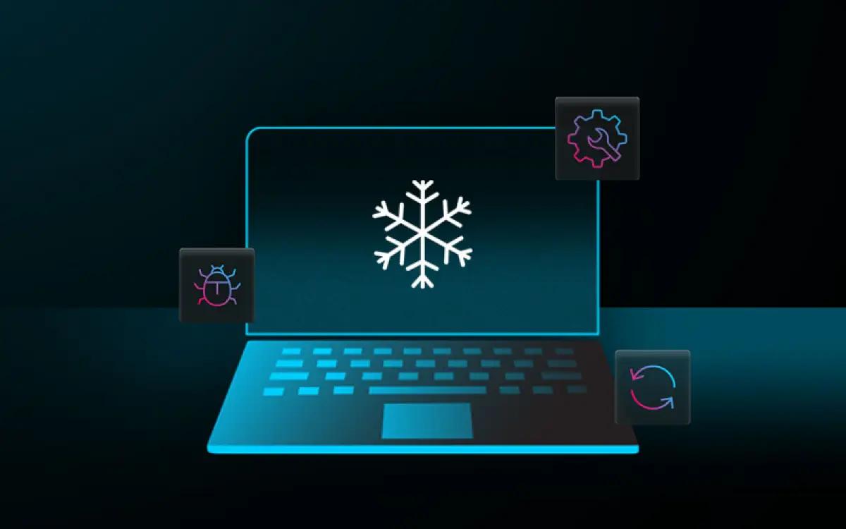 Ilustrasi laptop yang mengalami hang (FOTO: electric.ai)