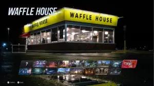 Restaurant Wafflle House. (Sumber:  X/@backendtechdev)