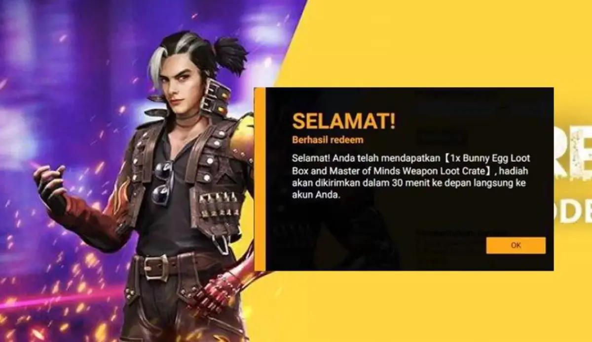 Kode Redeem FF. (Sumber: Garena)