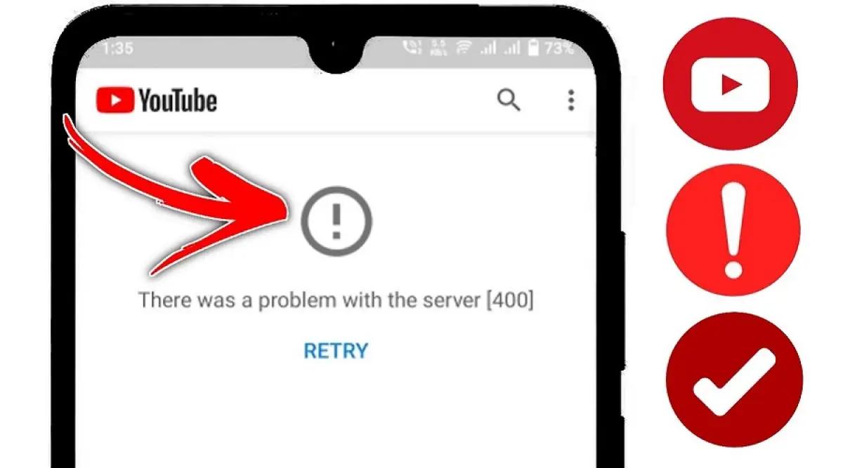 Ilustrasi server error 400 YouTube (FOTO: youtube.com/Latest Solution)