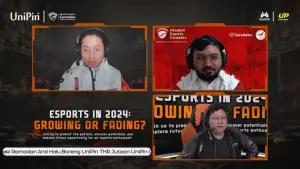 Webinar UniPin Community (UNITY) dengan tajuk “Esports in 2024: Growing or Fading?” (FOTO: UniPin Community)