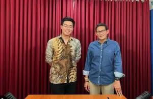 Timothy Ronald menganggap Sandiaga Uno sebagai mentor bisnisnya. (FOTO: Instagram/timothyronaldd)