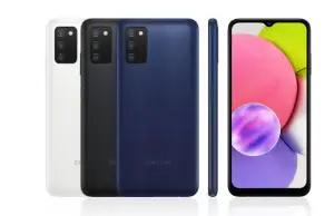 Samsung Galaxy A03s masuk rekomendasi HP gaming Samsung dengan harga 1 jutaan terbaik 2024 (FOTO: Samsung.com)