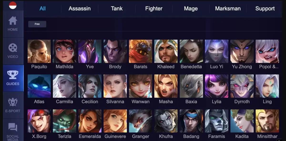 Hero-hero Mobile Legends (FOTO: Moonton) (FOTO: Moonton)