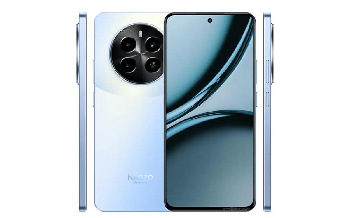 Realme Narzo 70 5G dengan prosesor MediaTek Dimensity 7050 5G (FOTO: Gsmarena)