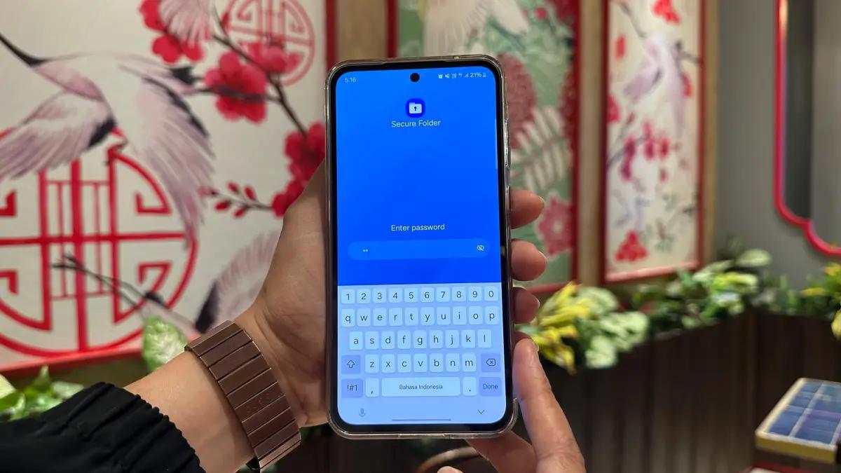 Secure Folder Samsung Galaxy A55 5G (FOTO: Dok.Samsung Indonesia)