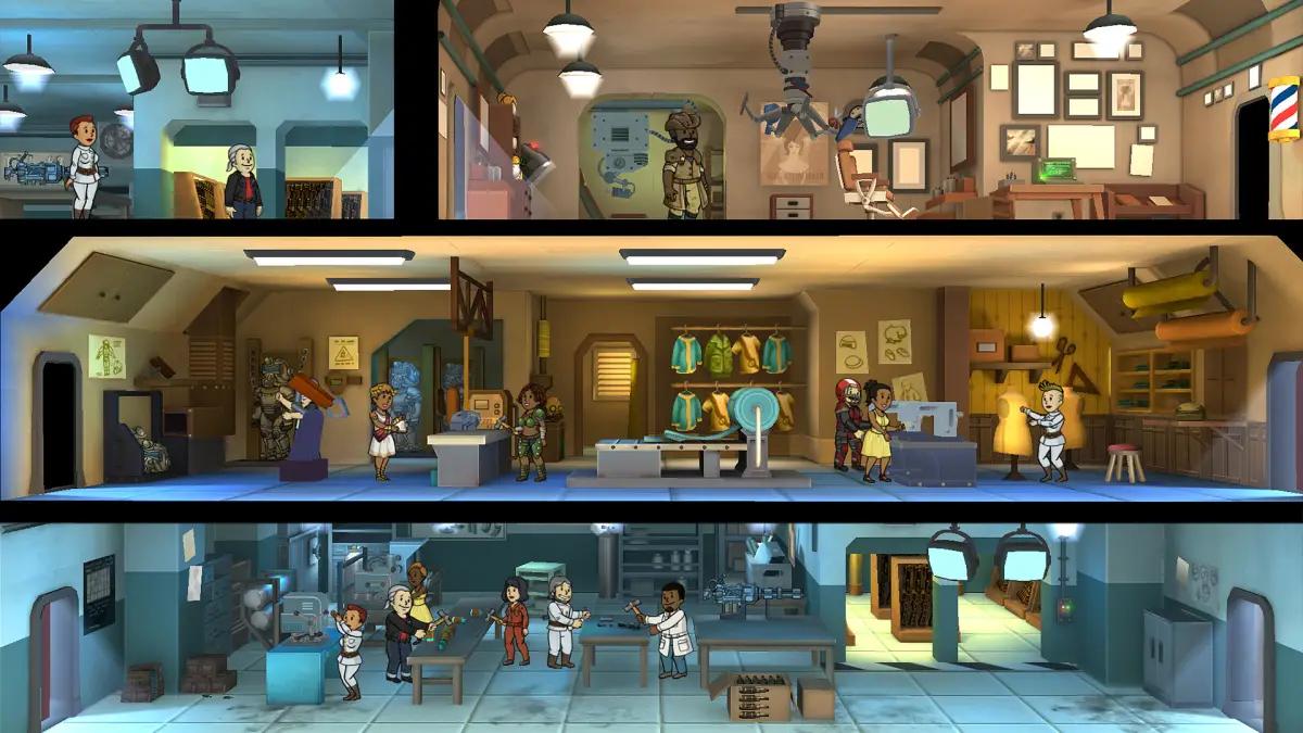 Fallout Shelter, salah satu game simulasi terbaik di Android. (FOTO: Bethesda Studio)