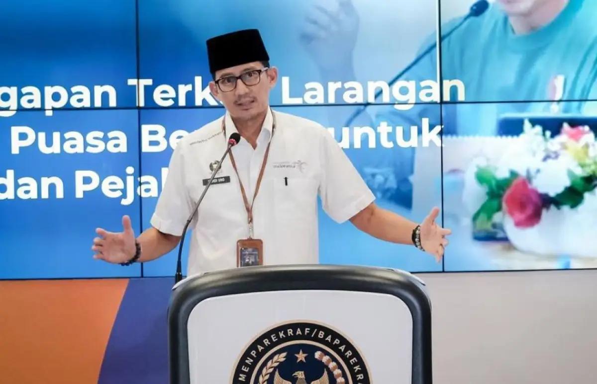 Sandiaga Uno akan blokir Free Fire. (Sumber: Kemenparekraf)