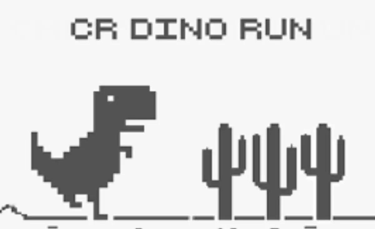 Ilustrasi game Dinosaurus di Google Chrome. (FOTO: Google)