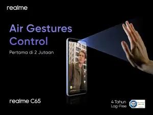 Fitur Air Gestures Realme C65 (FOTO: dok.realme Indonesia)