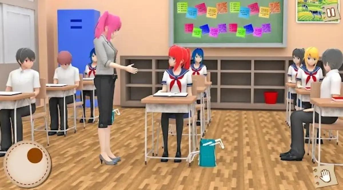 Guru di Sakura School Simulator. (Sumber: LDPlayer)