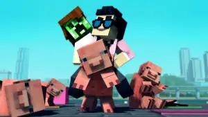 Video clip Minecraft Style by Tryhardninja. (Sumber: Shazam)