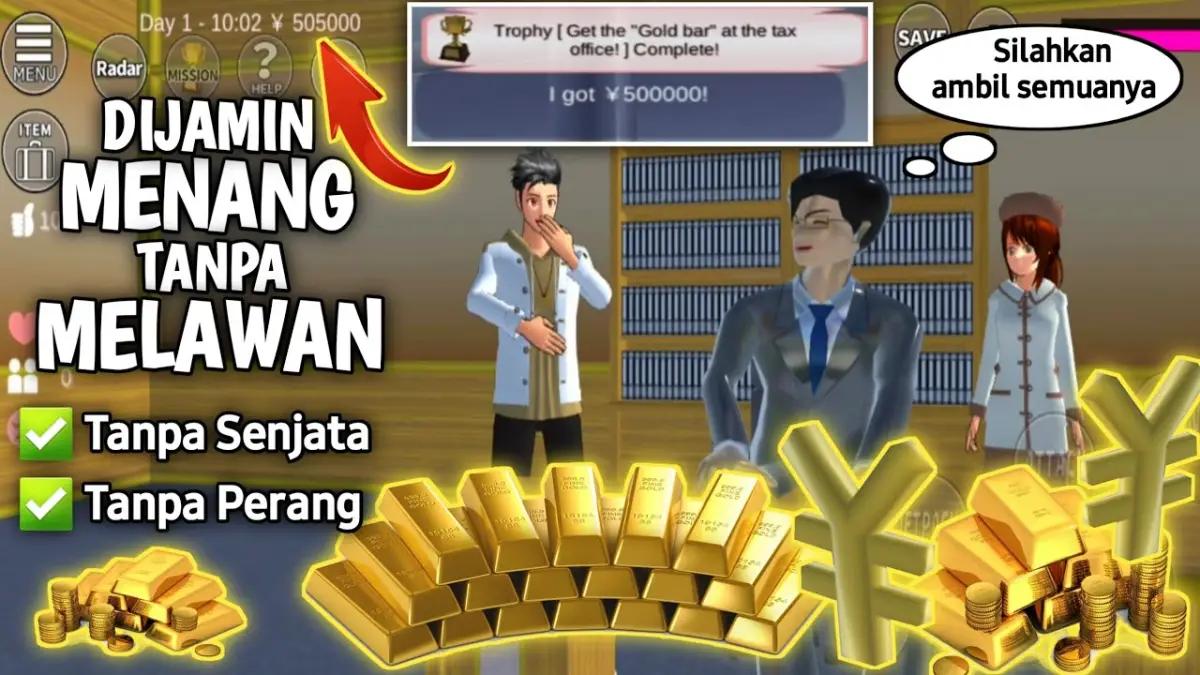 5 Tips Cepat Kaya di Sakura School Simulator, Rahasia Mencapai 500 ribu Yen! (FOTO: Tangkap Layar Youtube Tempe Gaming)