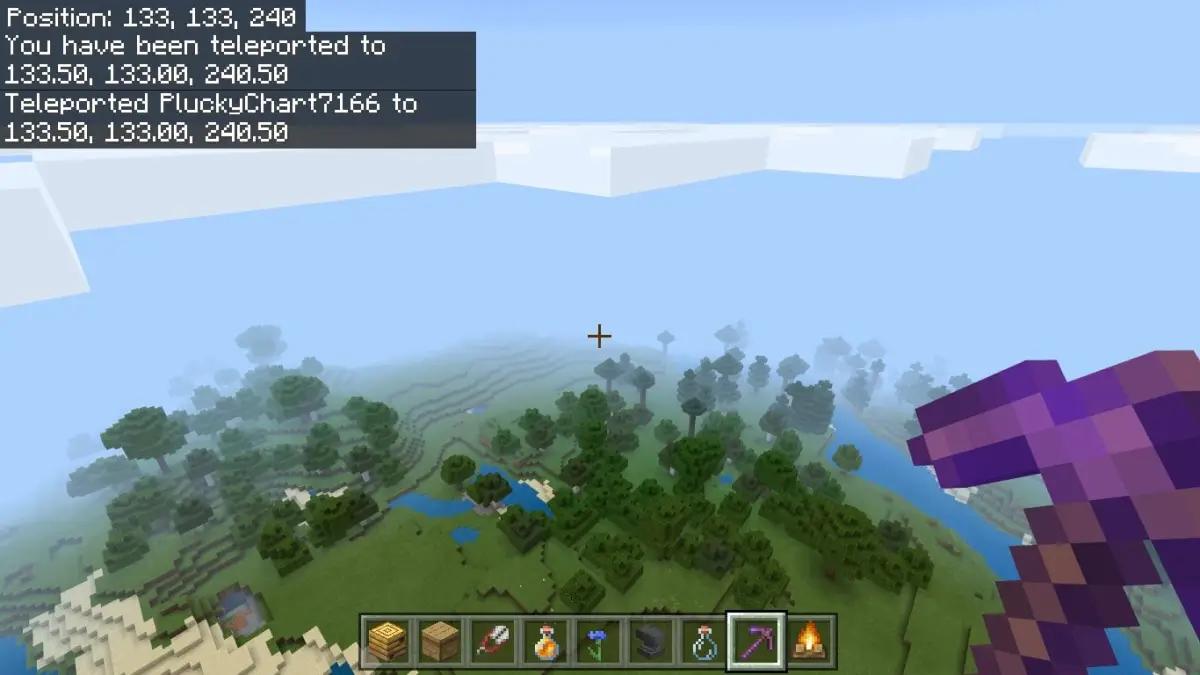 Teleportasi di Minecraft. (Sumber: Lifewire)