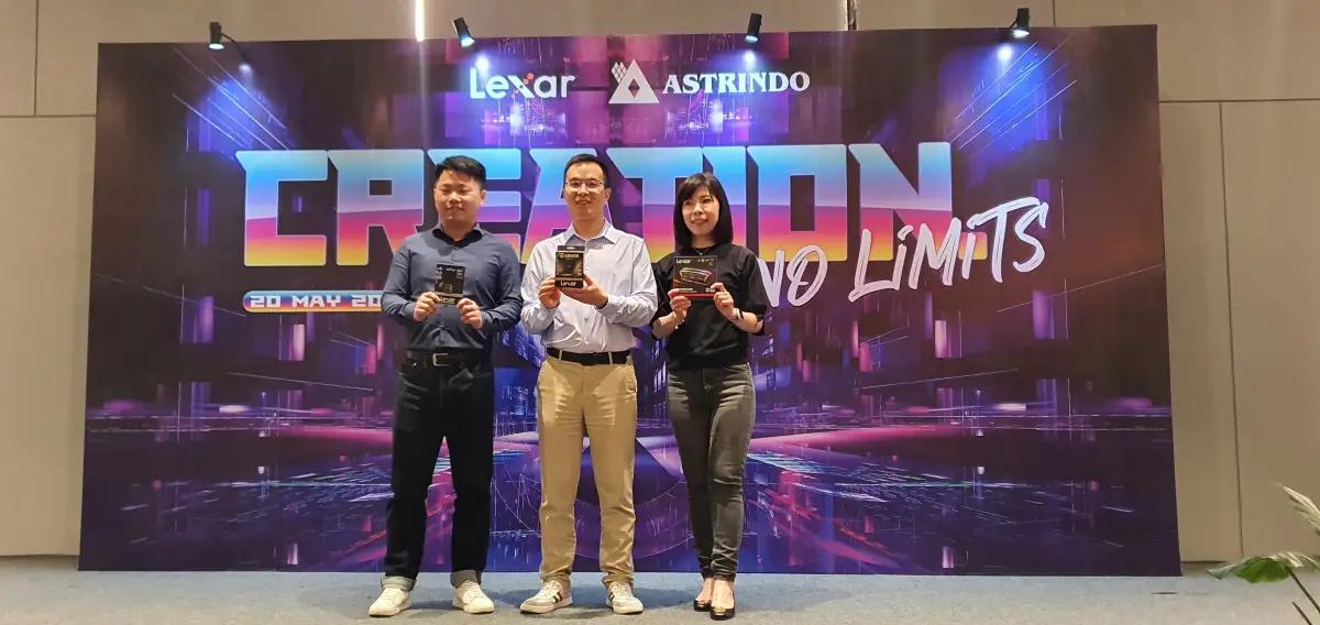 Peluncuran prodak terbaru Lexar SSD dengan teknologi canggih (FOTO: Indogamers.com/Ica Juniyanti)