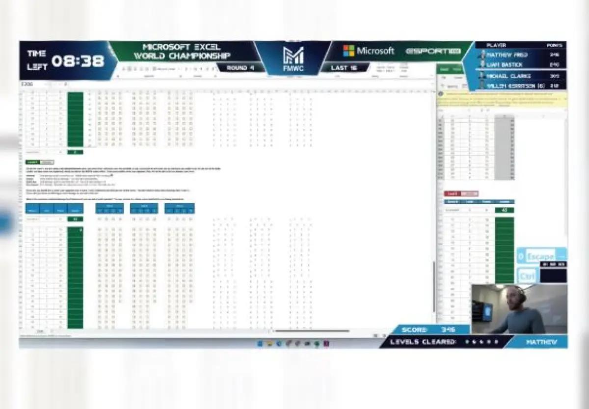 Ilustrasi kejuaraan dunia esport Microsoft Excel. (FOTO: fmworldcup.com)