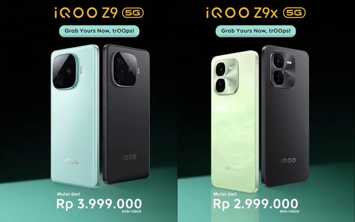 iQOO Z9 dan iQOO Z9x (FOTO: instagram.com/iqoo_id)