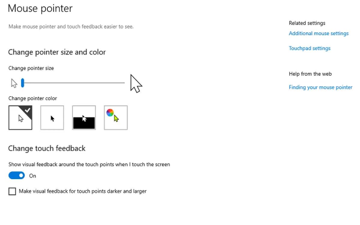 Ilustrasi pengaturan untuk mengubah ukuran kursor di perangkat Windows (FOTO: Indogamers)