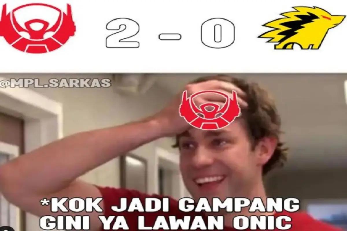 Meme kocak Bigetron Alpha yang gacor di regular season MPL ID Season 13. (FOTO: Instagram/mpl.sarkas)