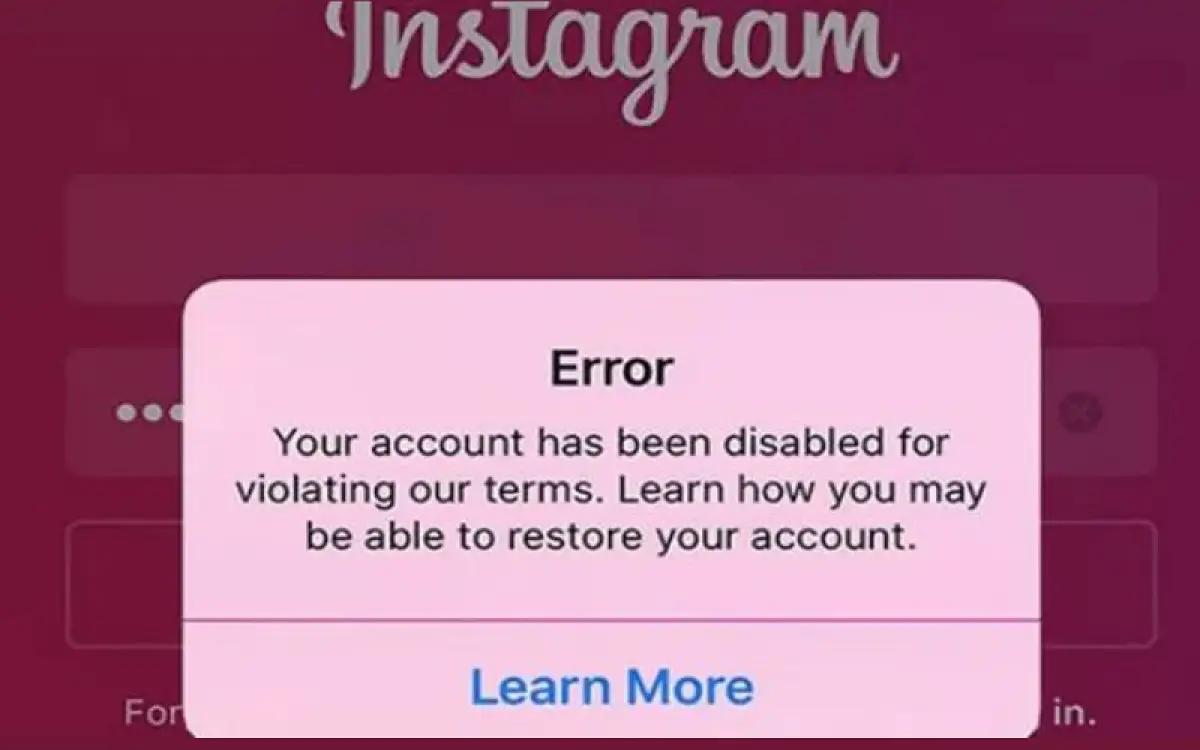 Ilustrasi akun Instagram yang terkena suspend (FOTO: pinterest.com)