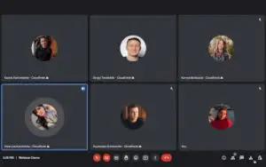 Ilustrasi rapat online menggunakan Google Meet (FOTO: cloudfresh.com)