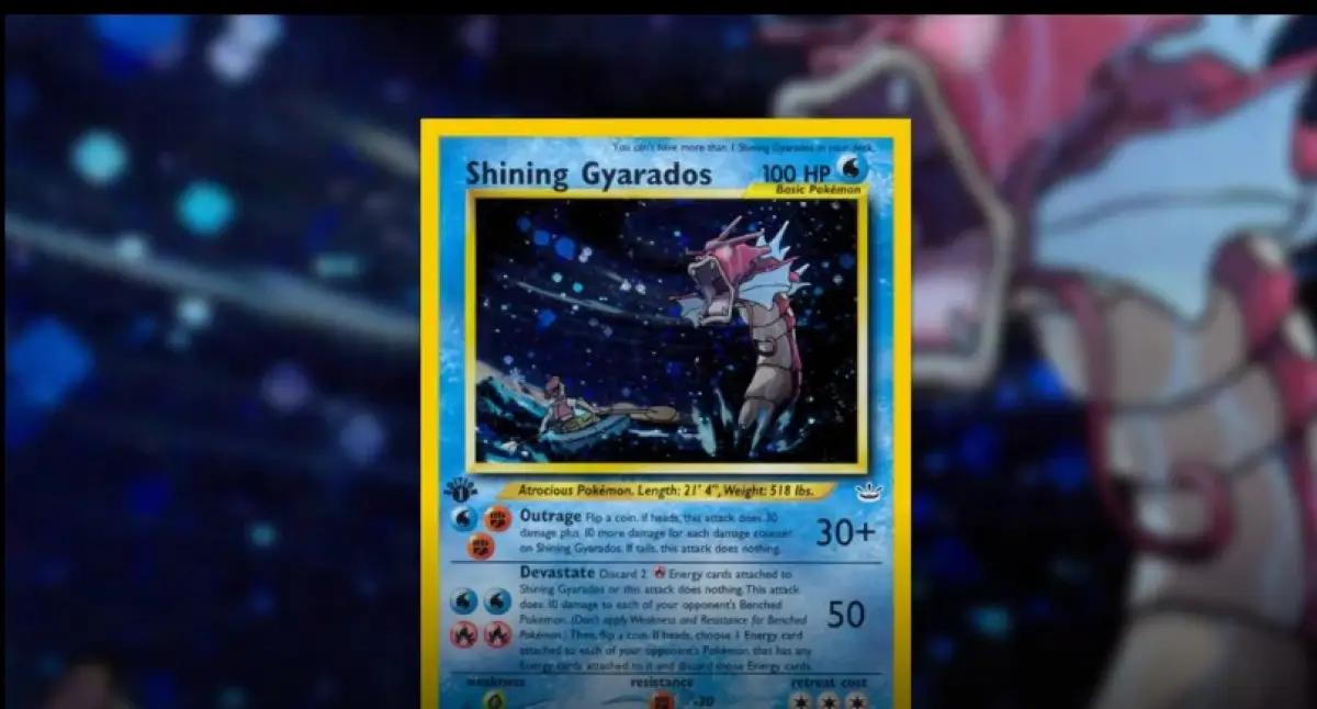First Edition Shining Gyarados, Pokemon card termahal tahun 2024. (Sumber: Fan Arch)