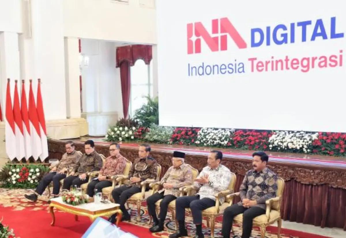 Presiden Joko Widodo saat peluncuran INA Digital. (FOTO: menpan.go.id)