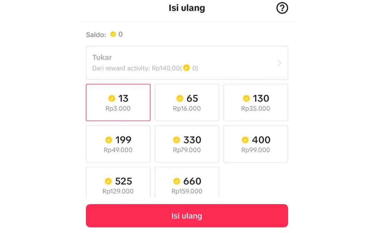 Ilustrasi membeli koin TikTok di aplikasi (FOTO: Indogamers)