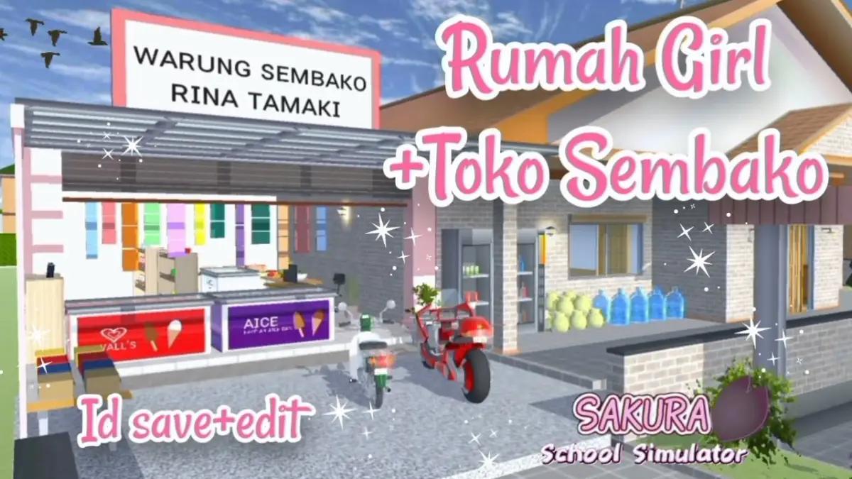 Warung Sembako di Sakura School. (Sumber: Elwina Chanel)