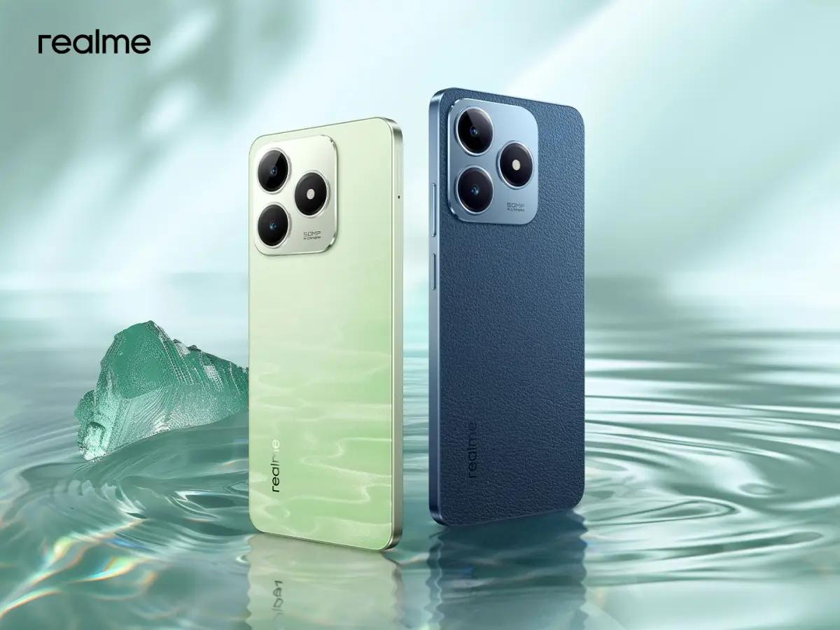 Realme C63, HP Realme termurah dengan fitur Rainwater Smart Touch. (FOTO: dok.realme Indonesia)