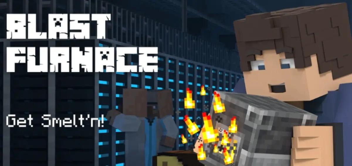 Blast Furnace di game Minecraft. (Sumber: Minecraft)