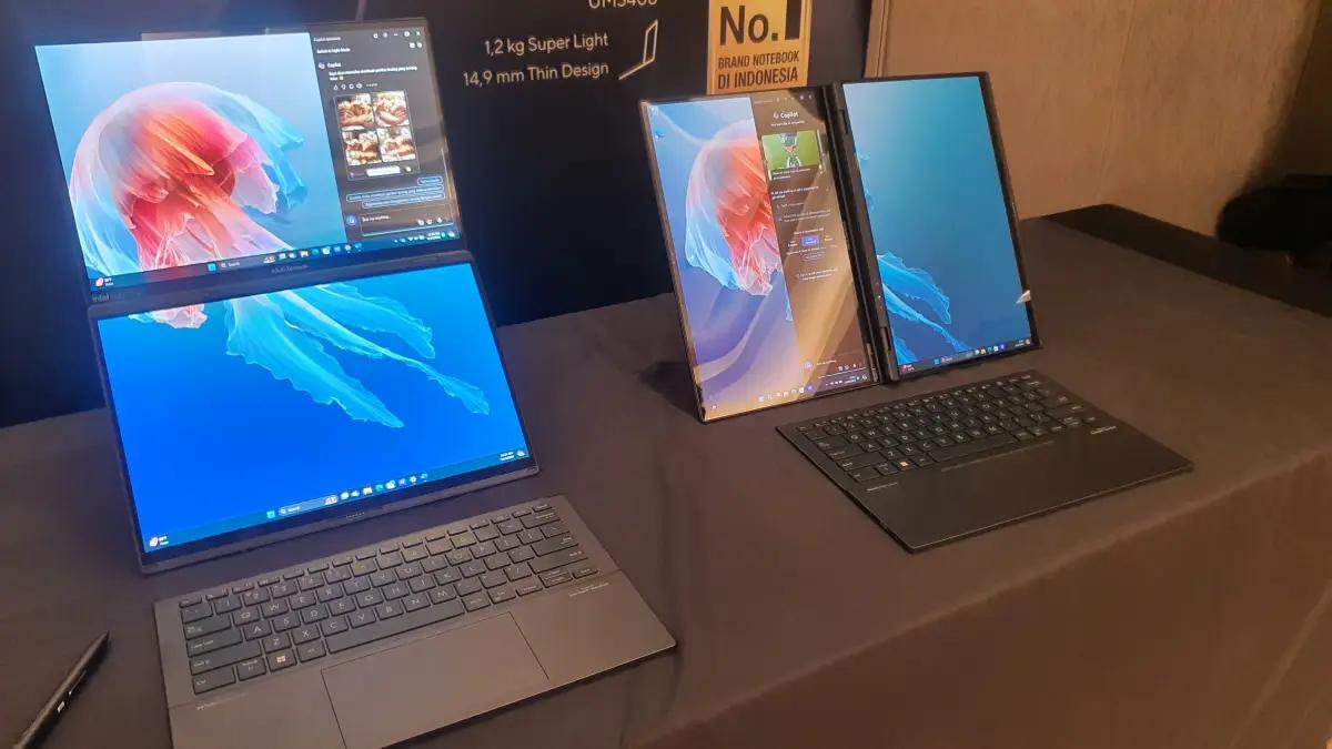 Asus Zenbook Duo UX8406 (FOTO: Indogamers.com/Ica Juniyanti)